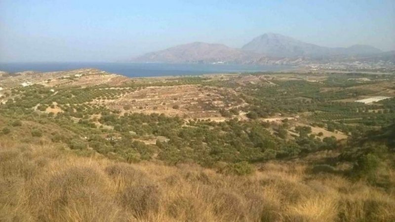 Kamilari Süd Kreta; Kamilari Grundstück mit Meerblick 10.000m² Grundstück kaufen